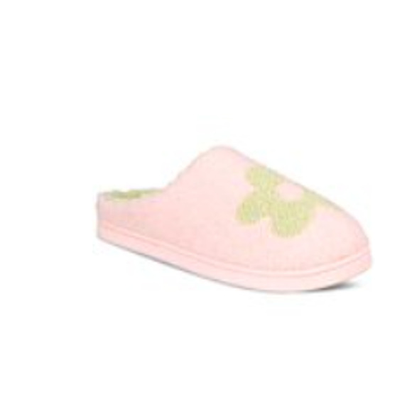 JENNI Women's Boxed Slippers XL ( 10/11) Pink Flower NWT - Picture 2 of 3